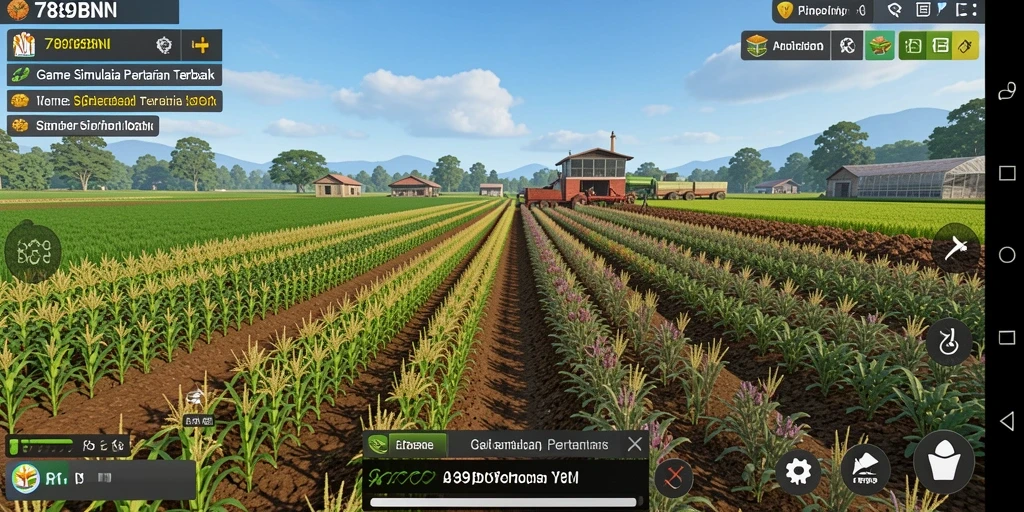 Tangkapan layar gameplay 789BNI menampilkan aktivitas bertani yang seru dan interaktif.