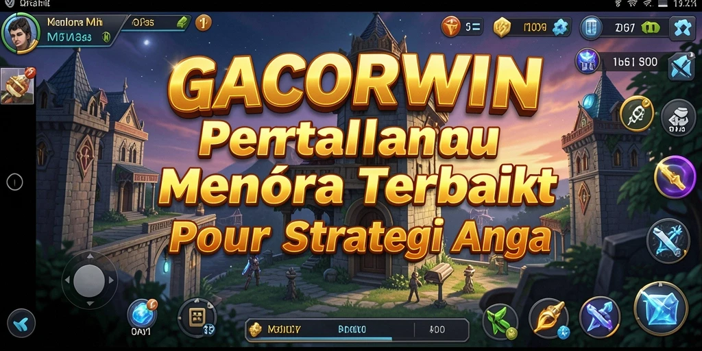 Screenshot utama GACORWIN menampilkan aksi intens dalam permainan Tower Defense.