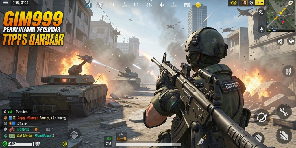 Tampilan gameplay intens GIM999 yang mendebarkan.
