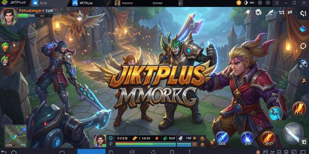 Screenshot gameplay JKTPLUS yang menampilkan petualangan seru di dunia MMORPG.