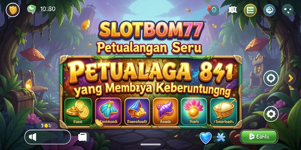 Tampilan gameplay SLOTBOM77 yang seru dan mendebarkan.