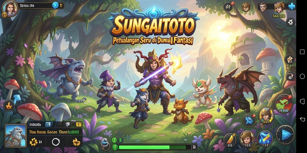 Screenshot SUNGAITOTO menampilkan aksi petualangan yang mendebarkan.
