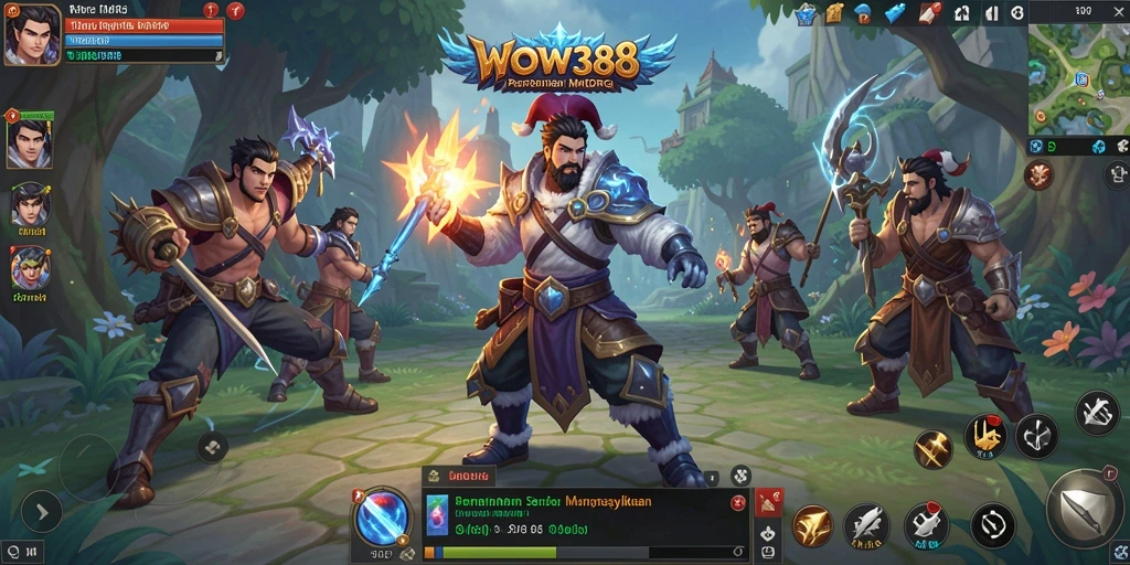 Screenshot gameplay WOW388 menampilkan aksi seru dalam dunia MMORPG.